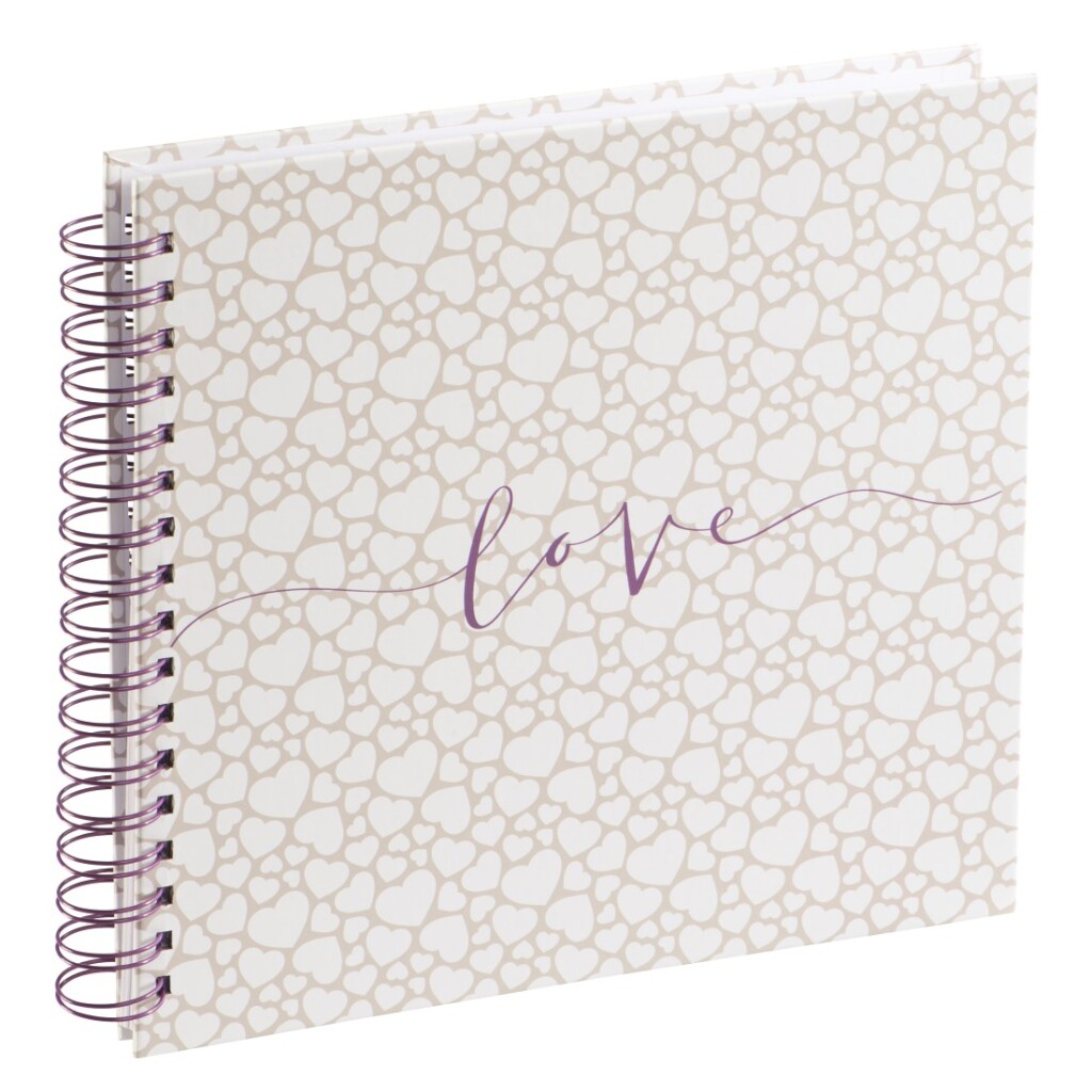 Hama Spiraalalbum Romance 28x24 Cm 40 Witte Pagina's