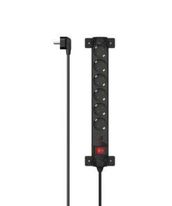 Hama Stekkerdoos 6-voudig Overspanningsbev. 360&deg; Schakelaar 1