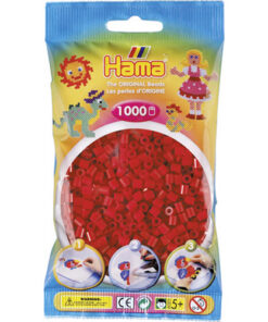 Hama Strijkkralen 1000 Stuks Donkerrood
