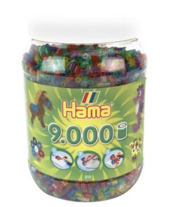 Hama Strijkkralen Glitter in Pot 9000 Stuks