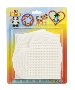 Hama Strijkkralen Grondborden 4 Stuks Wit