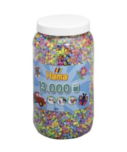 Hama Strijkkralen Ton Met 13000 Stuks Pastel