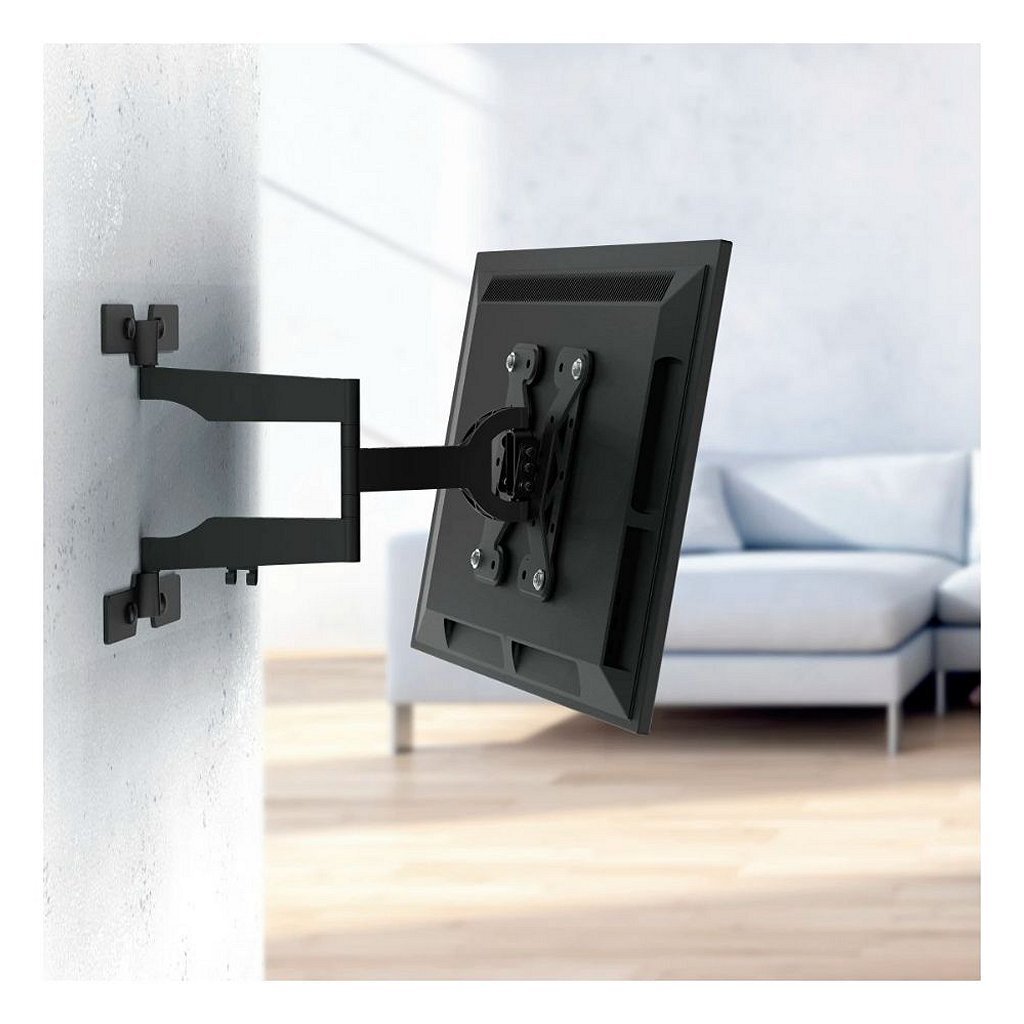 Hama TV-Muurbeugel Extra Vlak voor Beeldscherm 48-122 cm Zwart - Image 2