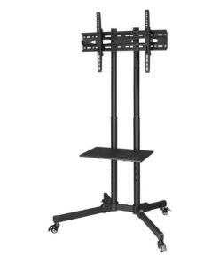 Hama TV-Standaard met Wielen Zwart