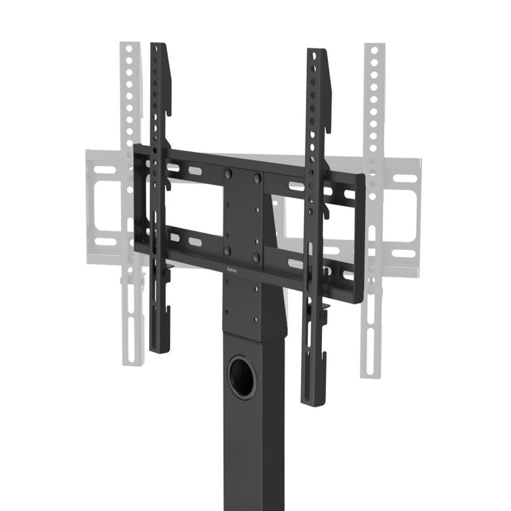 Hama TV-Standvoet Zwenkbaar in Hoogte Verstelbaar voor Schermen tot 140 cm Zwart - Afbeelding 2