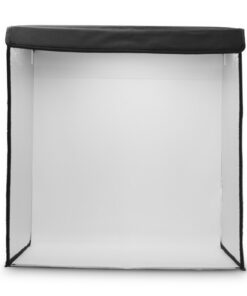 Hama ToGo Opvouwbare Mini Fotostudio + LED-Ringlamp 50x50 cm Zwart/Wit