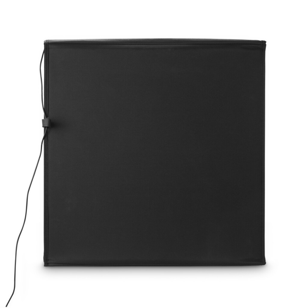 Hama ToGo Opvouwbare Mini Fotostudio + LED-Ringlamp 50x50 cm Zwart/Wit - Afbeelding 4