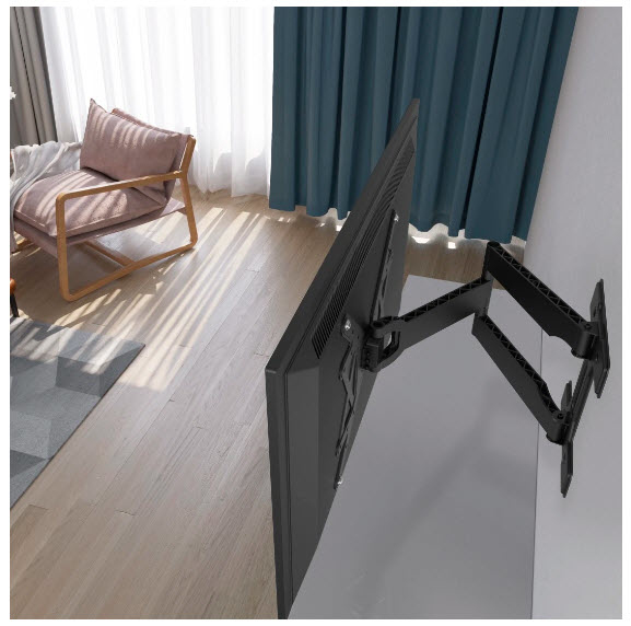 Hama Tv-muurbeugel FULLMOTION 400x400 165 Cm (65) Extra Lange Arm Slim - Image 2