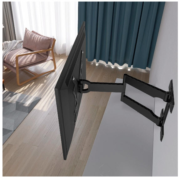 Hama Tv-muurbeugel FULLMOTION 400x400 165 Cm (65) Extra Lange Arm Slim - Image 4