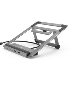 Alternative view of Hama USB-C-dockingstation Connect2Office Stand Notebook-houder 12 Poorten