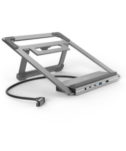 Hama USB-C-dockingstation Connect2Office Stand Notebook-houder 12 Poorten