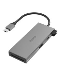 Hama USB-C-hub Multiport 6-poorts 2x USB-A USB-C HDMI™ SD MicroSD