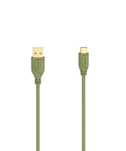 Hama USB-C-kabel Flexi-Slim USB 2.0 480 Mbit/s Turtle Green 0