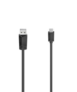 Hama USB-C-kabel USB-A-stekker - USB-C-stekker USB 2.0 480 Mbit/s 3