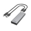 Hama USB-behuizing Voor Harde Schijf Voor M.2 SATA En NVMe SSD-harde Schijven