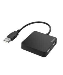 Hama USB-hub 4-poorts USB 2.0 480 Mbit/s