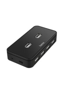 Hama USB-hub 7-poorts USB 2.0 480 Mbit/s Incl. Kabel En Netadapter