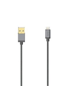 Hama USB-kabel Voor IPhone/iPad Met Lightning-connector USB 2.0 Metaal 0