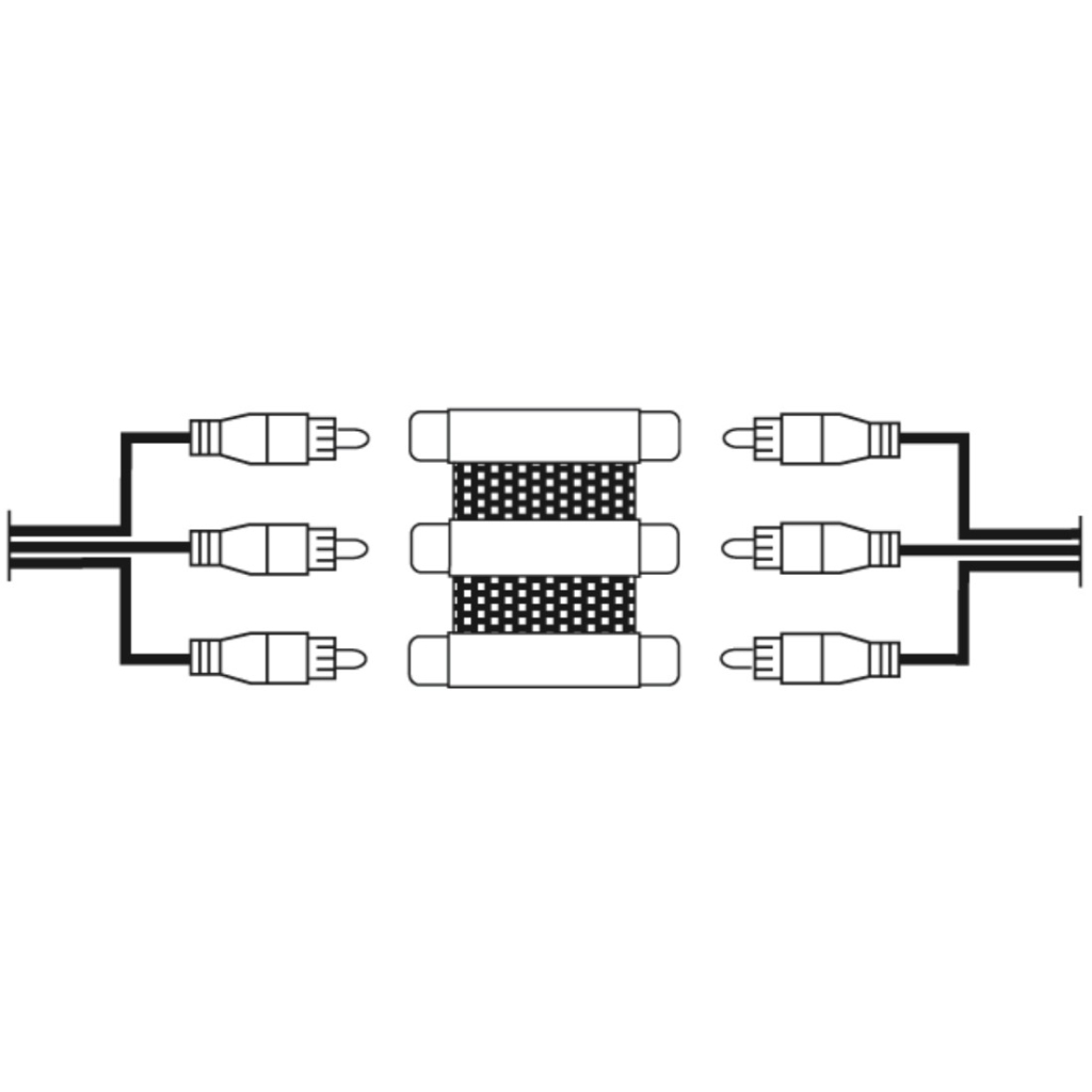 Hama Video-Adapter 3 Cinch-Koppelingen - 3 Cinch-Koppelingen - Afbeelding 2