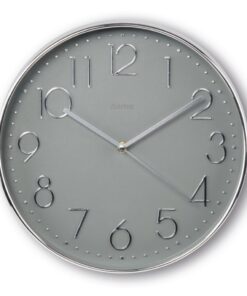 Hama Wandklok Corsica Tikt Niet 30 cm Zilver/Grijs