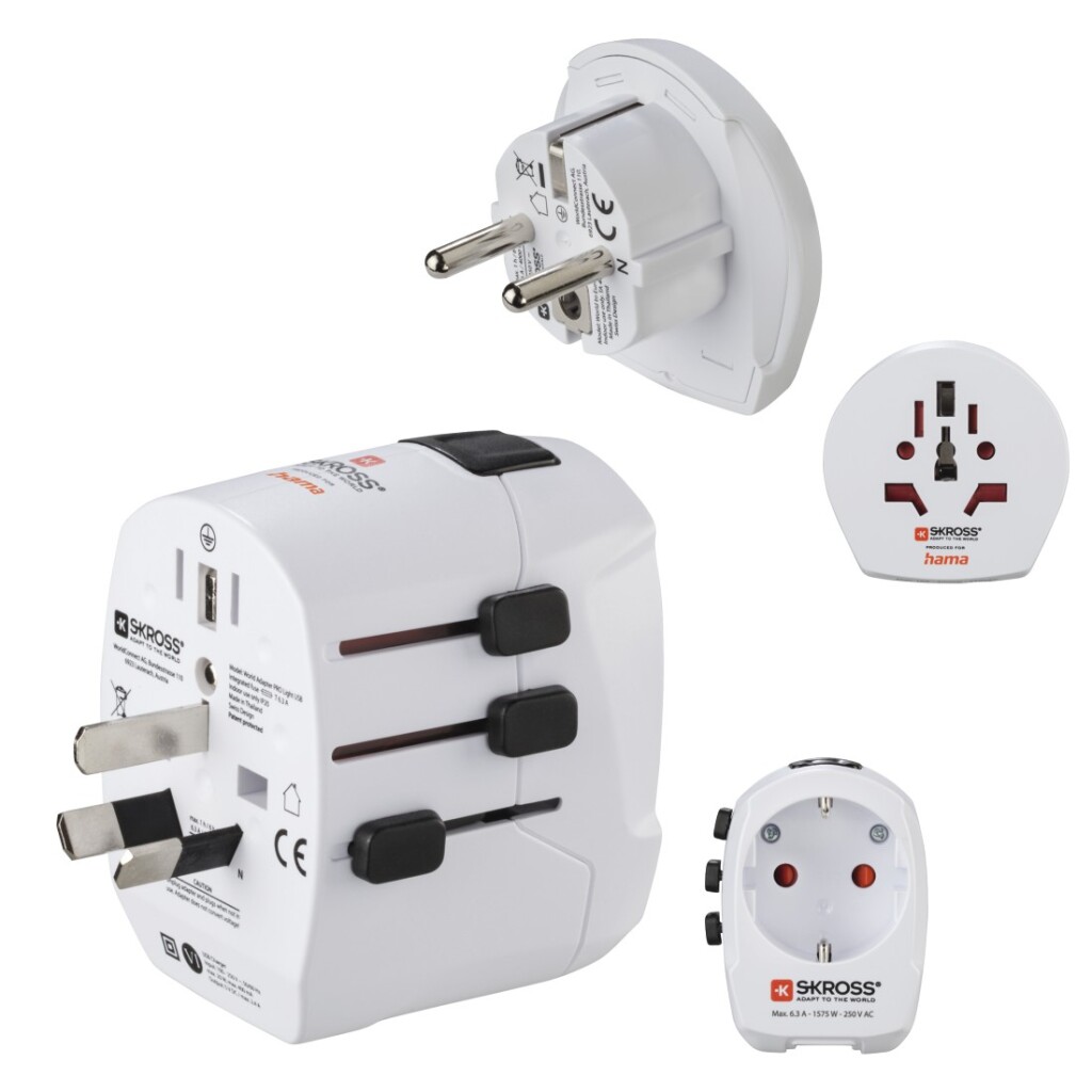 Hama Wereldreisadapter-set World Travel Pro Light USB 3-polig 2x USB - Afbeelding 3