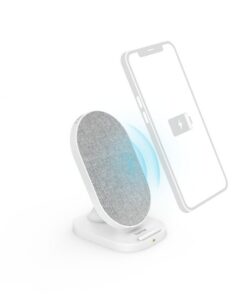 Hama Wireless Charger QI-FC10S-Fab 10 W Draadl. Smartphone-laadstation Wit