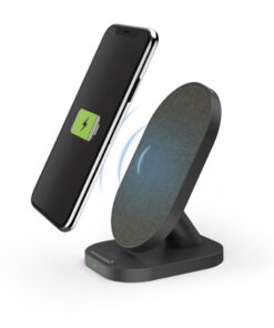 Hama Wireless Charger QI-FC10S-Fab 10 W Draadl. Smartphone-laadstation Z/w