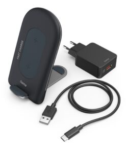 Alternative view of Hama Wireless Charger Set QI-FC15S 15W Draadloos Smartphone-oplaadstation Gr