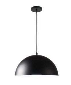 Homestyle Pro MK108-GB Industriële Hanglamp 35x17.5 cm Zwart/Goud/Metaal