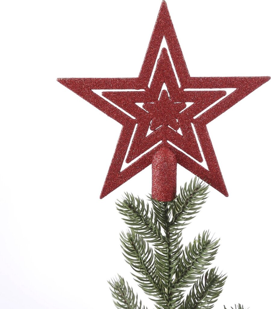 House of Seasons Kerstboom Decoratie Kunststof Rood 40 Stuks - Image 2