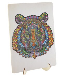 Alternative view of Houten Puzzel Tijger 130 Stukjes