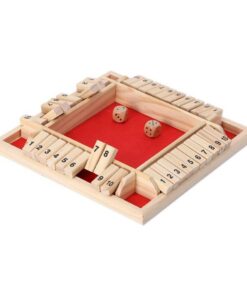 Houten Shut The Box voor 4 Spelers