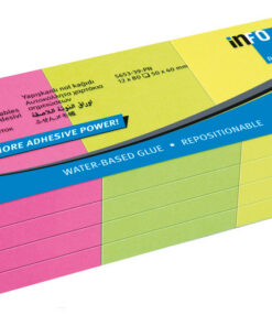 Info Notes IN-5653-39-PN Powernotes 50x40mm Ass. Brilliant Pak 12 Blok.