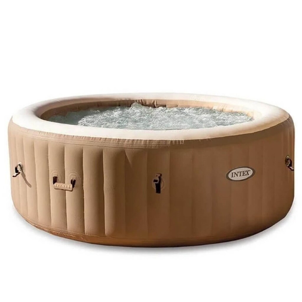 Intex 28476 Purespa Bubble Massage Jacuzzi 4-persoons Set + Energy Efficient Afdekzeil - Afbeelding 2