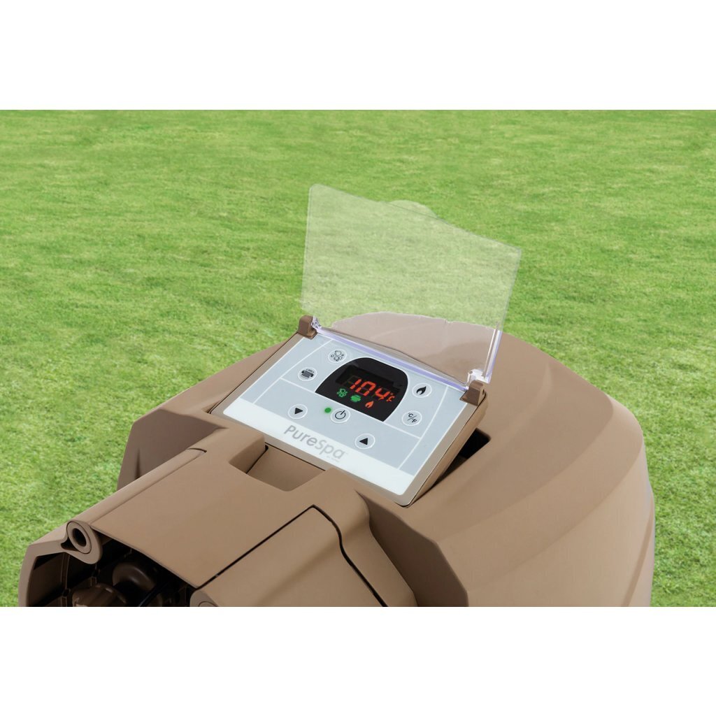 Intex 28476 Purespa Bubble Massage Jacuzzi 4-persoons Set + Energy Efficient Afdekzeil - Afbeelding 4