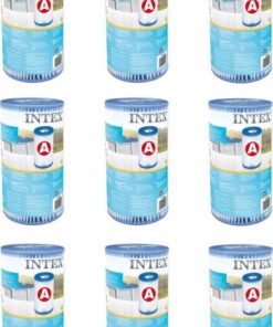 Intex 29000 Filter Cartridge Type A 9 stuks voor Zwembad 244/305/366 cm