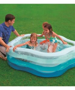 Alternative view of Intex 56495NP Opblaasbaar Zwembad 185x180x53 cm Blauw/Wit