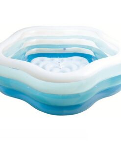 Intex 56495NP Opblaasbaar Zwembad 185x180x53 cm Blauw/Wit