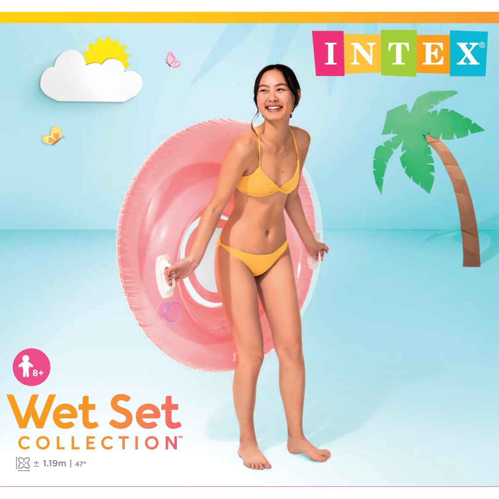 Intex Wet Set Collection Sit and Lounge Zwemstoel 119 cm Assorti - Afbeelding 5