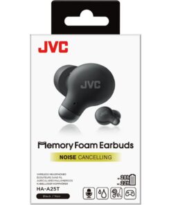 JVC HA-A25T Memory Foam Oordopjes met Noise Cancelling Zwart