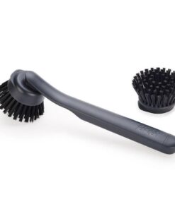Joseph Joseph SkinTech Afwasborstel + Vervangbare Borstelkop Antraciet