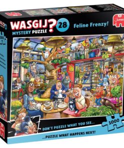 Jumbo Wasgij Puzzel Mysterie Kat en Muis Spel 1000 Stukjes