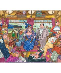 Alternative view of Jumbo Wasgij Puzzel Retro de Grote Treinroof 1000 Stukjes