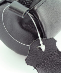 Alternative view of Juscha JU-43031 Pennenetui Alassio Echt Leer Zwart 21x6cm