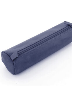 Juscha JU-43139 Pennenetui Alassio Echt Leer Blauw 21x6cm