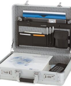 Alternative view of Juscha JU-45114 Pilotenkoffer Alumaxx Taurus 35 X 46 X 16 Cm Zilver