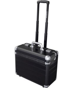 Juscha JU-45166 Pilotenkoffer Alumaxx Discovery Aluminium Mat Zwart