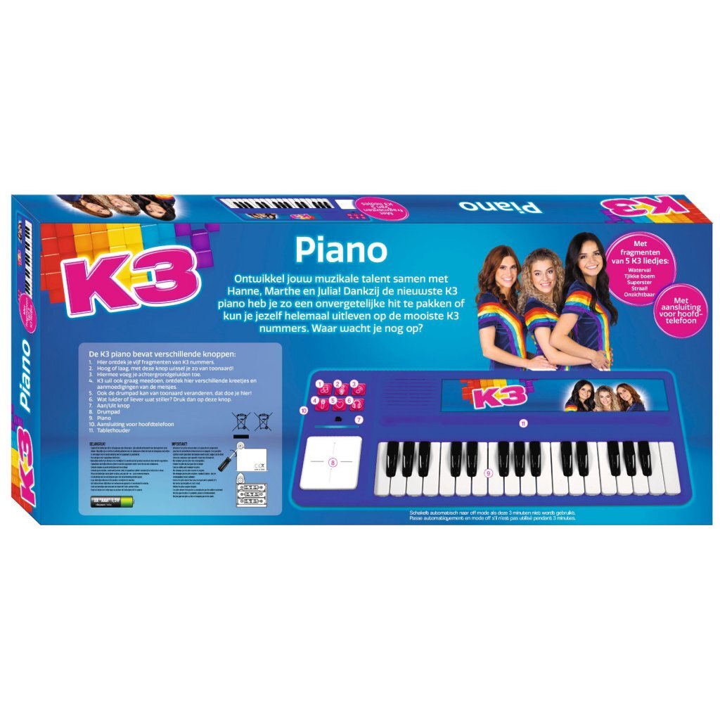 K3 Piano Blauw - Image 2