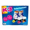K3 Rolschaatsen Maat 26-29 Wit/Regenboog