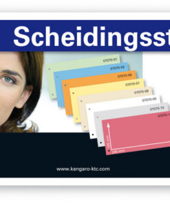 Alternative view of Kangaro 07070-09 Scheidingsstrook 2-gaats 105x240mm 180g RC Wit